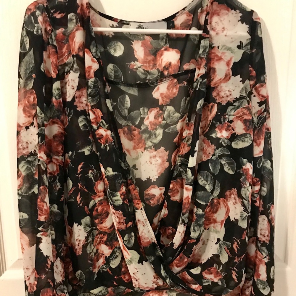 🌵Floral Open Top